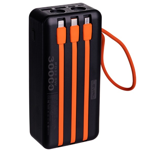 Фото - Батарея мобильная LEVINO 30000 mAh USB-C/USB-A (HP-N56)